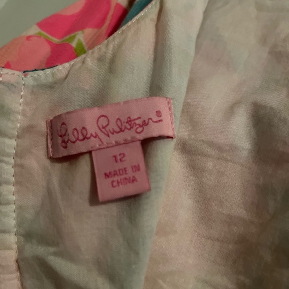 Lilly Pulitzer size 12 dress. excellent condition. - Picture 4 of 5